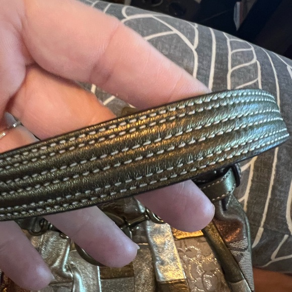 COACH METALLIC PATCHWORK PURSE Great Condition - Picture 10 of 16